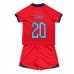 England Phil Foden #20 Barnkläder Borta matchtröja till baby VM 2022 Kortärmad (+ Korta byxor) Billigt